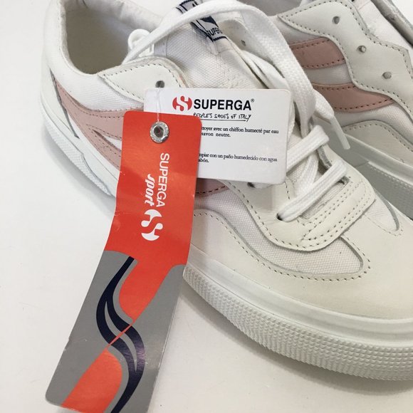 Superga Revolley Sport Sneaker White/Pink - Picture 3 of 13